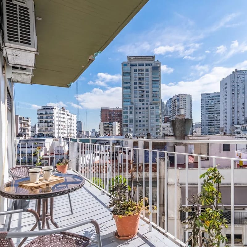 Heras / 3Dorm con Balcon / Palermo / Laundry